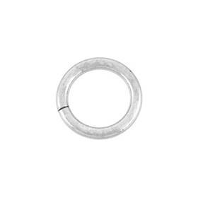 rhodium ss 7mm round open jump ring