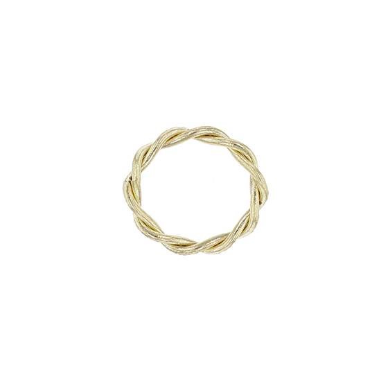 14ky 6.5mm twisted wire soldered jump ring