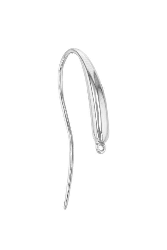 14kw 28x12mm long rounded earwire earring
