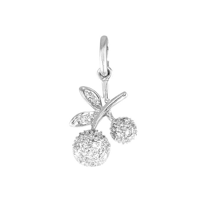 14kw 13mm diamond cherry charm
