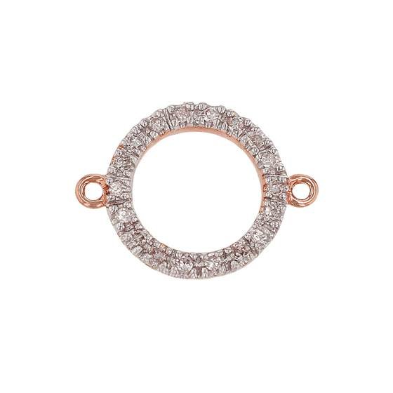 14kr 10mm 18dia.07ct diamond round divider