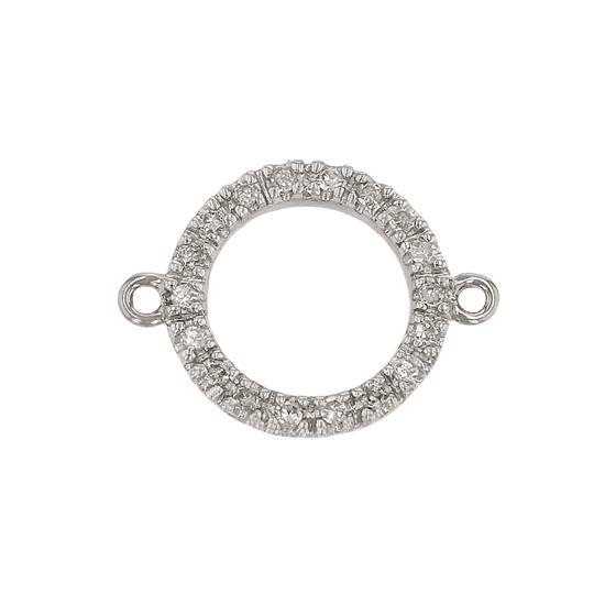 14kw 10mm 18dia.07ct diamond round divider