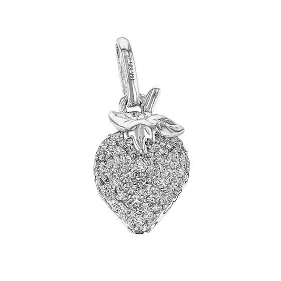 14kw 12mm diamond strawberry charm