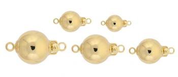 14K Ball Clasp (A)