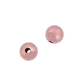 rose gold filled 2.5mm round bead