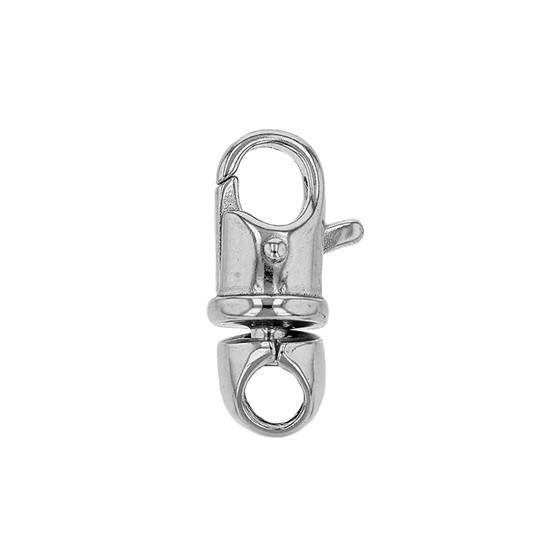 sterling silver 15mm swivel barrel trigger clasp