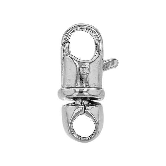 sterling silver 17x7mm swivel barrel trigger clasp