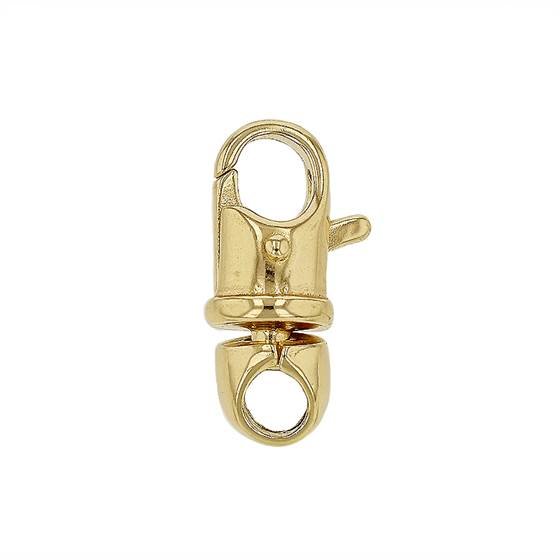 gold vermeil 16x6mm swivel barrel trigger clasp