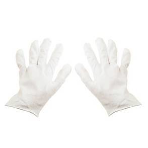 heavy weight inspection white gloves;