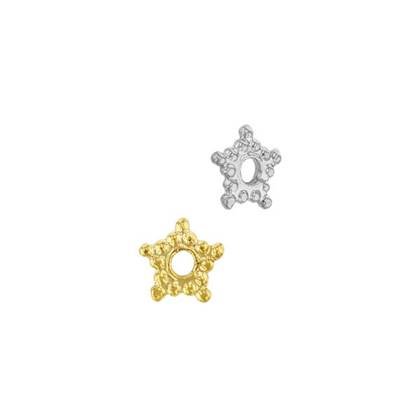 20K Handmade Star Shaped Bead Spacer