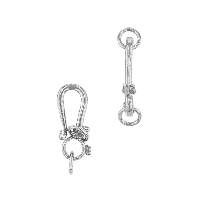 20kw handmade hook and eye clasp set