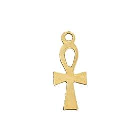 14ky 11x4.7mm cross charm