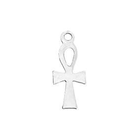 Sterling Silver 11mm Short Cross Charm