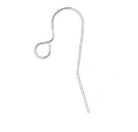 sterling silver plain earwire earring