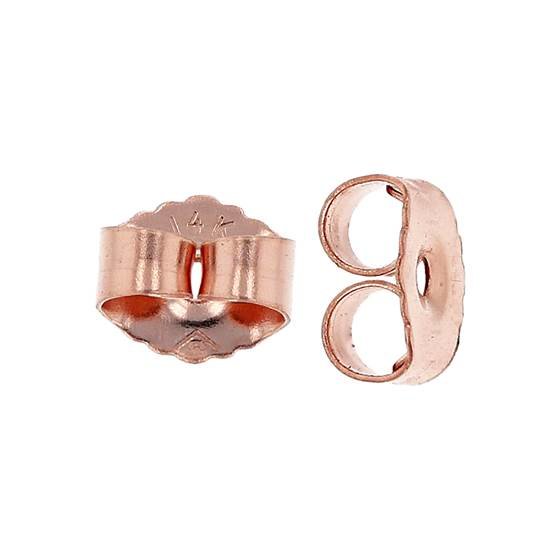 14kr 4.5x0.76mm hole earring friction earnut