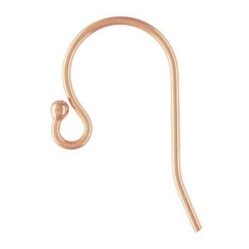 r- gf 1.3mm ball tip earwire earring