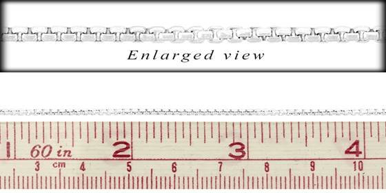 ss round venetian box chain