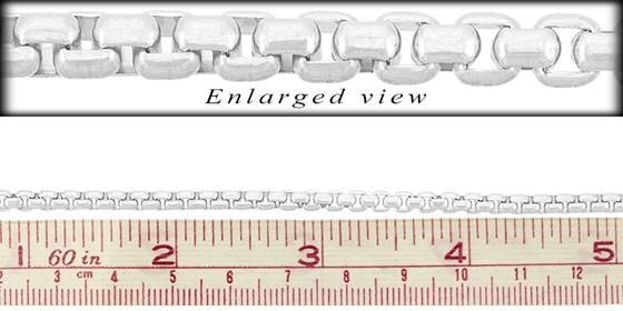 ss round venetian box chain