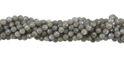 10mm round faceted quality (a-) labradorite round bead