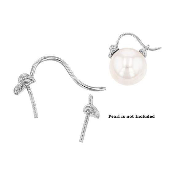 14kw hinge and catch set for pearl earrings