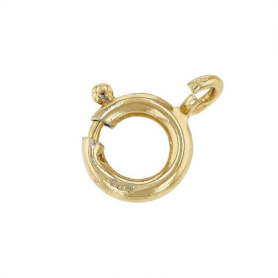 14ky 8mm open ring springring clasp