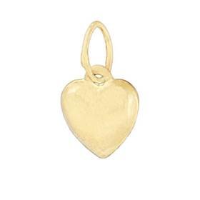 14ky 6mm puffy heart charm