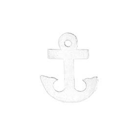 ss 11x9mm flat ship anchor charm