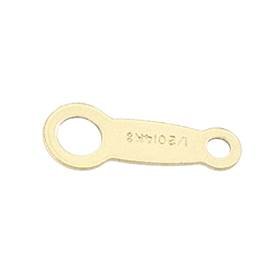 gf 8x3mm closed ring quality stamp chain tag