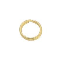 gold filled 6.5mm round split ring