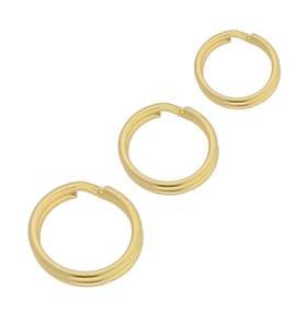 Gold Filled Round Split Rings