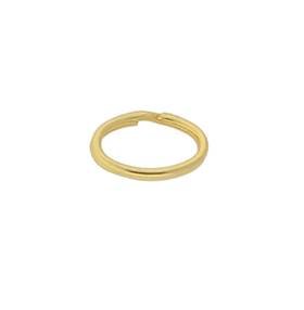 gold filled 5.1x8.2mm oval split ring
