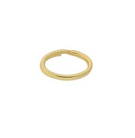 gold filled 5.1x8.2mm oval split ring