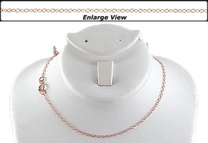 Rose Gold Filled Ready to Wear 1.3mm Round Cable Chain