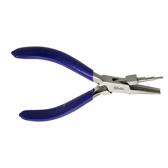 3-steps concave jaw wire looping plier 2-4mm
