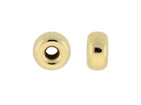 gold filled 6x3.1mm roundel bead