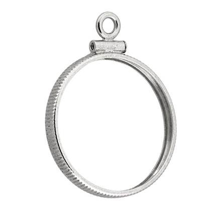 sterling silver 3mm thick us nickel coin bezel