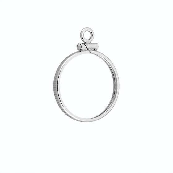 sterling silver 1.6mm thick us one penny coin bezel