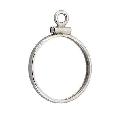 sterling silver 1.3mm thick us dime coin bezel