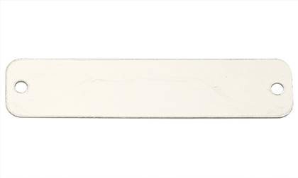 ss 45x10mm rectangle blank bracelet id