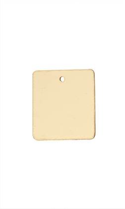 gf 16mm square blank necklae id