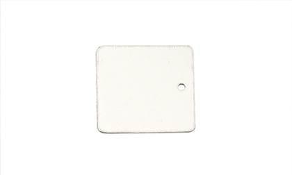 ss 16mm square blank necklae id