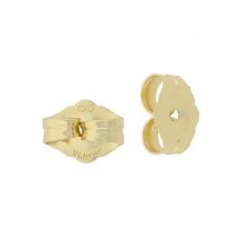 14ky 6x0.91mm hole earring friction earnut