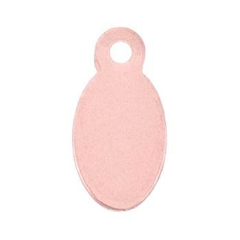 r-gf 9x5.3mm oval chain tag