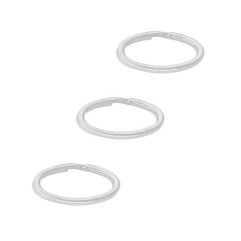 sterling silver 5.1x8.2mm oval split ring