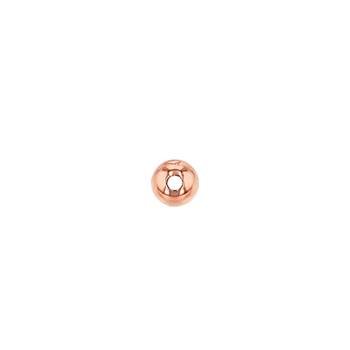 14kr 2.5mm ball bead with 1.2mm hole