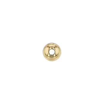 14ky 3mm heavy ball bead with 1.2mm hole