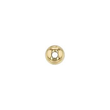 14ky 3mm heavy ball bead with 1.2mm hole