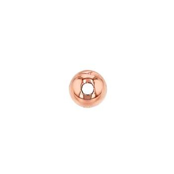 14kr 4mm ball bead with 1.5mm hole