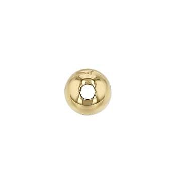 14ky 5mm heavy ball bead with 1.5mm hole