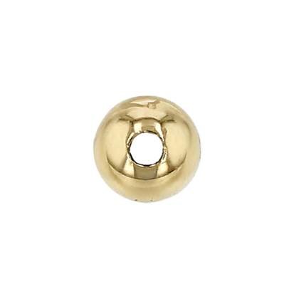 14ky 6mm heavy ball bead with 1.8mm hole